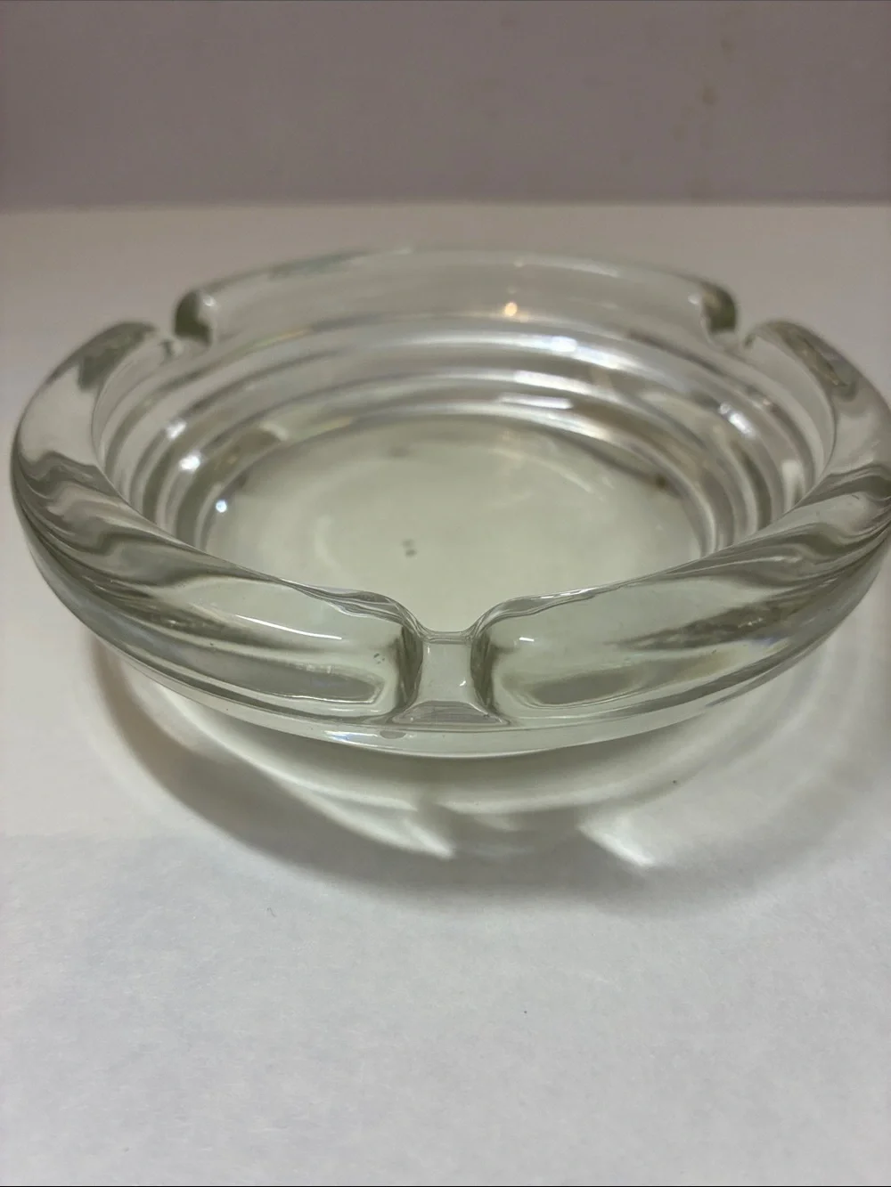 Clear Glass Ashtray - Home Accents